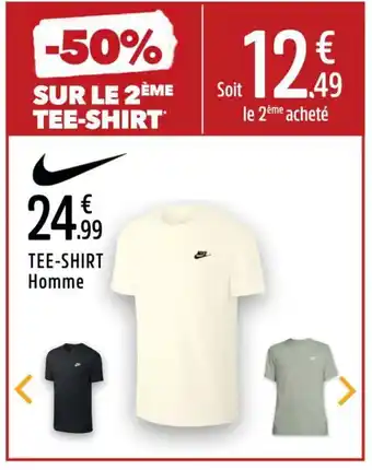 Intersport NIKE Tee-shirt homme offre