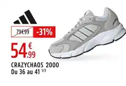 Intersport ADIDAS Crazychaos 2000 du 36 au 41 offre