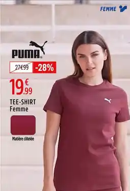 Intersport PUMA Tee-shirt femme offre