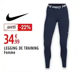 Intersport NIKE Legging de training femme offre
