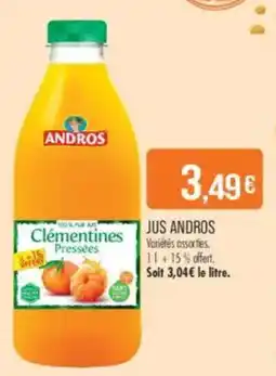 Match Jus andros offre