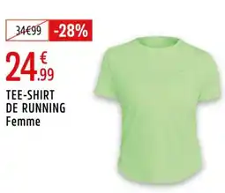 Intersport Tee-shirt de running femme offre