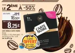 Match Café moulu carte noire offre