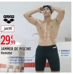 Intersport ARENA Jammer de piscine homme offre