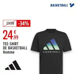 Intersport ADIDAS Tee-shirt de basketball homme offre