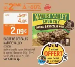 Match Barre de céréales nature valley offre