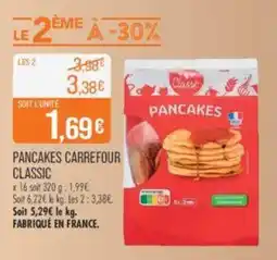 Match Pancakes carrefour classic offre