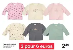 Zeeman Tee-shirt bébé offre