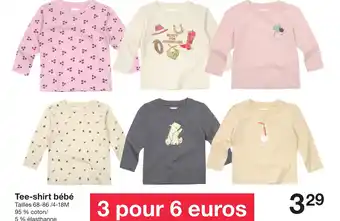 Zeeman Tee-shirt bébé offre