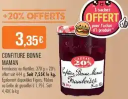 Match Confiture bonne maman offre