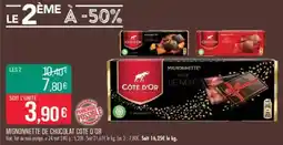 Match Mignonnette de chocolat cote d'or offre