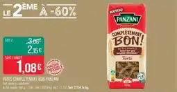 Match Pâtes completement bon panzani offre