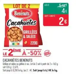 Match Cacahuètes benenuts offre