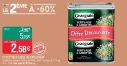 Match Petits pois & carottes cassegrain offre