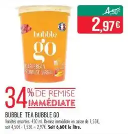 Match Bubble tea bubble go offre