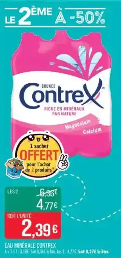 Match Eau minérale contrex offre