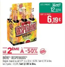 Match Bière desperadds offre