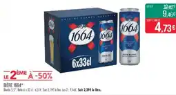 Match Bière 1664 offre