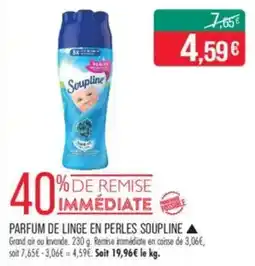 Match Parfum de linge en perles soupline offre