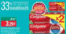 Match Dentifrice blancheur colgate offre