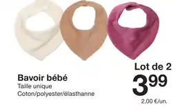 Zeeman Bavoir bébé offre