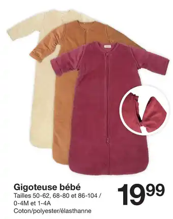 Zeeman Gigoteuse bébé offre