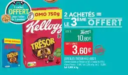 Match Céréales trésor kellogg's offre