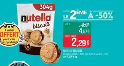 Match Nutella biscuits offre
