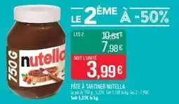 Match Pâte à tartiner nutella offre