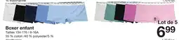 Zeeman Boxer enfant offre