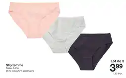 Zeeman Slip femme offre