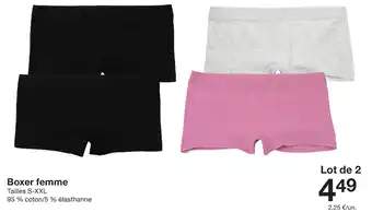 Zeeman Boxer femme offre
