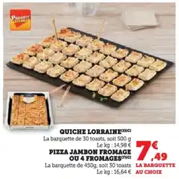 U Express Quiche lorraine offre