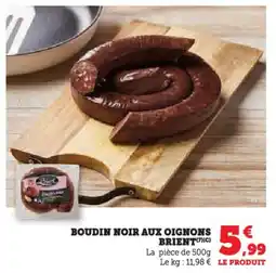 U Express Boudin noir aux oignons brient offre