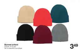 Zeeman Bonnet enfant offre