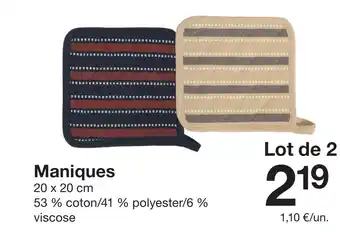 Zeeman Maniques offre