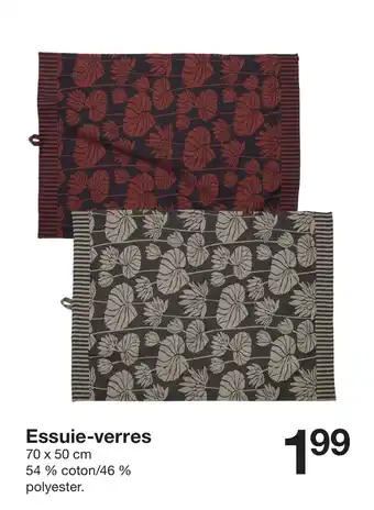 Zeeman Essuie-verres offre