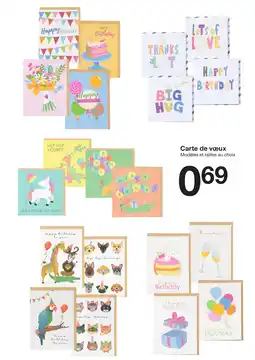 Zeeman Carte de vœux offre