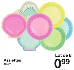 Zeeman Assiettes 18 cm offre