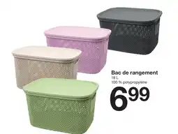 Zeeman Bac de rangement offre