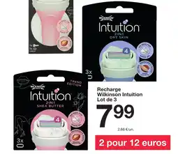 Zeeman Recharge Wilkinson Intuition Lot de 3 offre