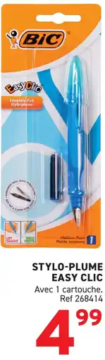 Trafic BIC Stylo-plume easy clic offre