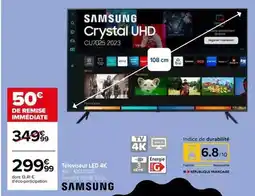 Carrefour Samsung - téléviseur led 4k offre