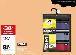 Carrefour Dim - boxers garçon ecodim offre