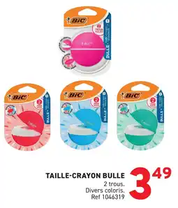 Trafic BIC Taille-crayon bulle offre