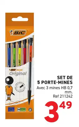 Trafic BIC Set de 5 porte-mines offre