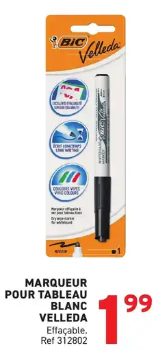 Trafic BIC Marqueur pour tableau blanc velleda offre
