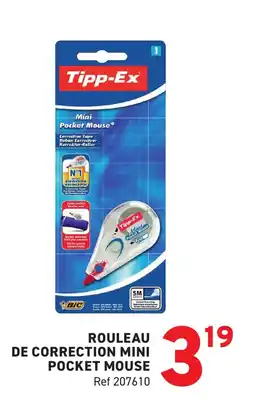 Trafic TIPP-EX Rouleau de correction mini pocket mouse offre