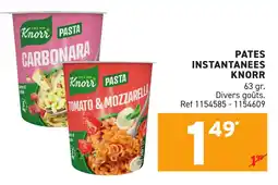 Trafic KNORR Pates instantanees offre