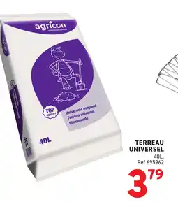 Trafic Terreau universel offre